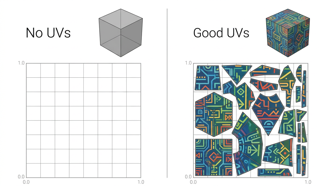 无 UV vs 有 UV